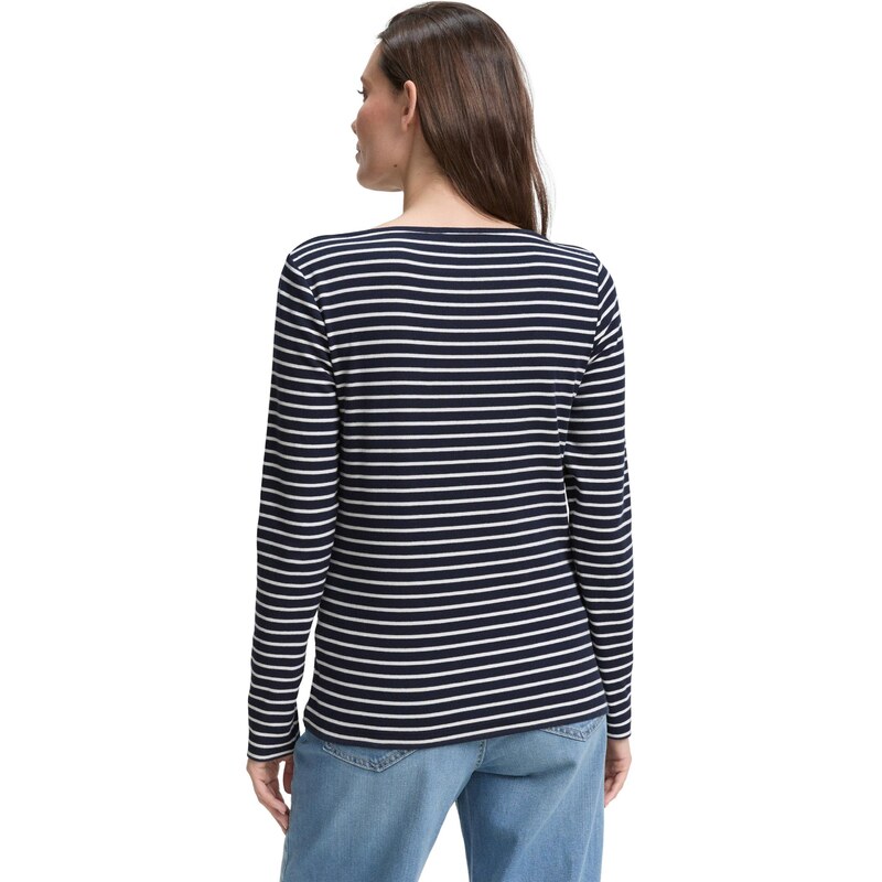 TOM TAILOR Majica mornarska / bela