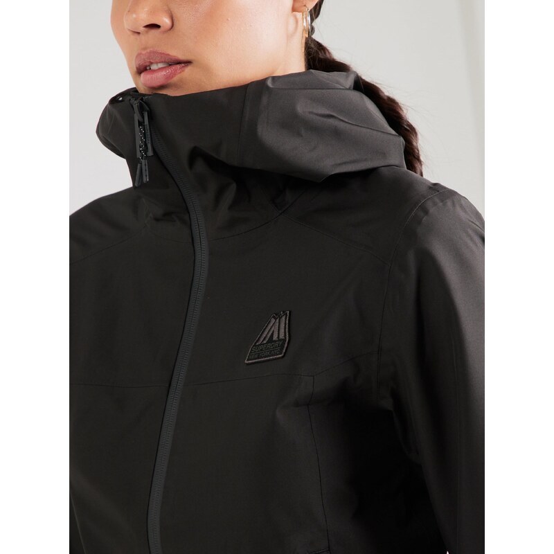 Superdry & Co Funkcionalna jakna brokat / črna