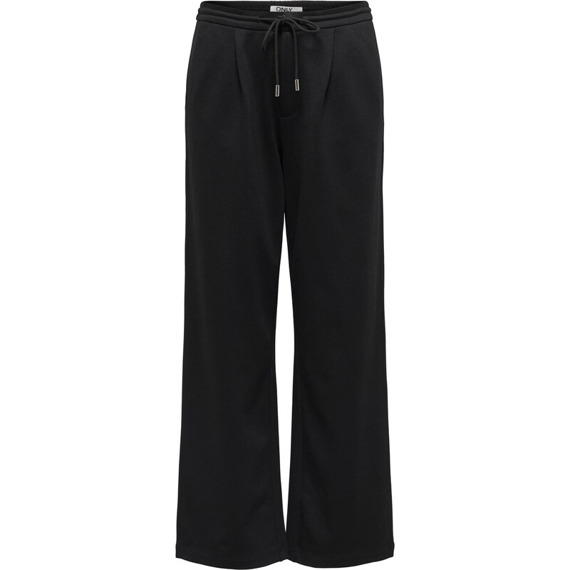 ONLY Hlače z naborki 'ONLJILL' črna