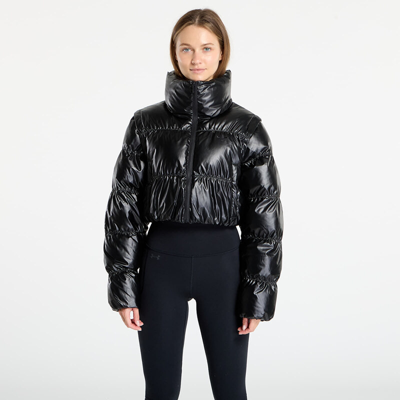 adidas Originals Jakna adidas Essentials Glossy 2-In-1 Cropped Puffer Black L