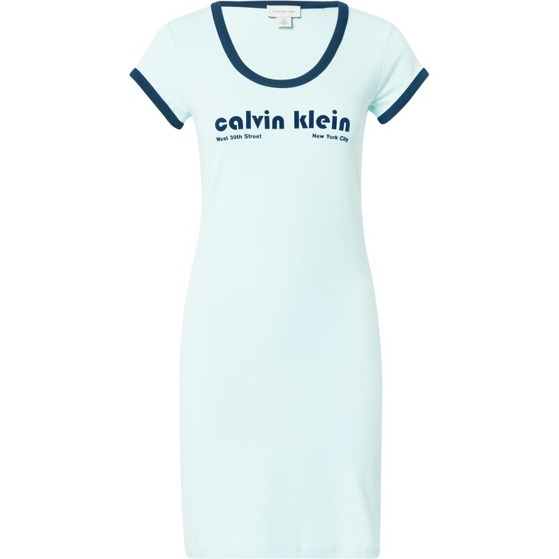 Calvin Klein Jeans Obleka turkizna / nočno modra