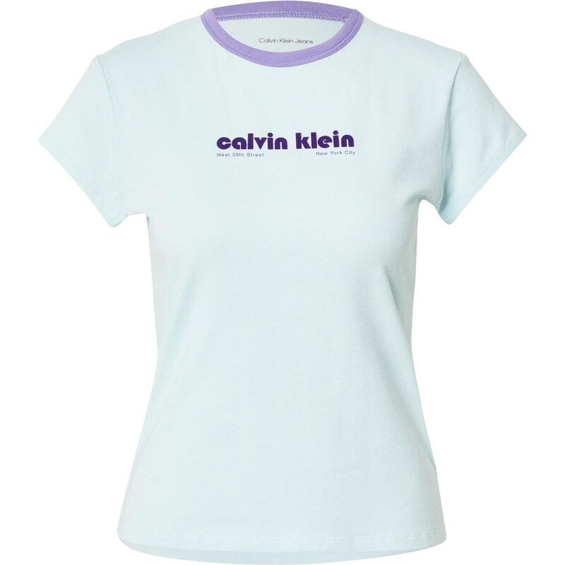 Calvin Klein Jeans Majica pastelno zelena / lila