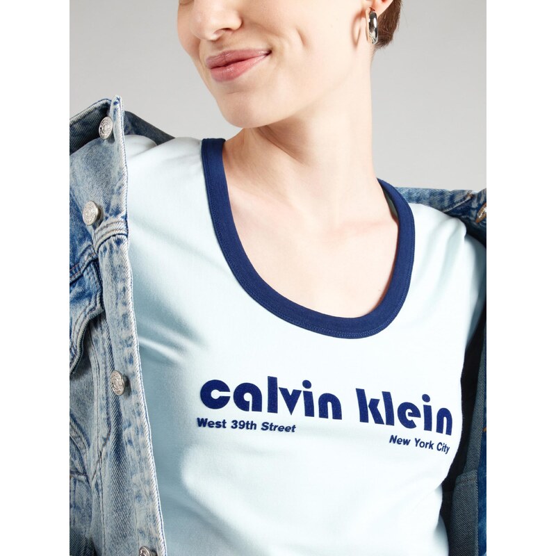 Calvin Klein Jeans Obleka turkizna / nočno modra