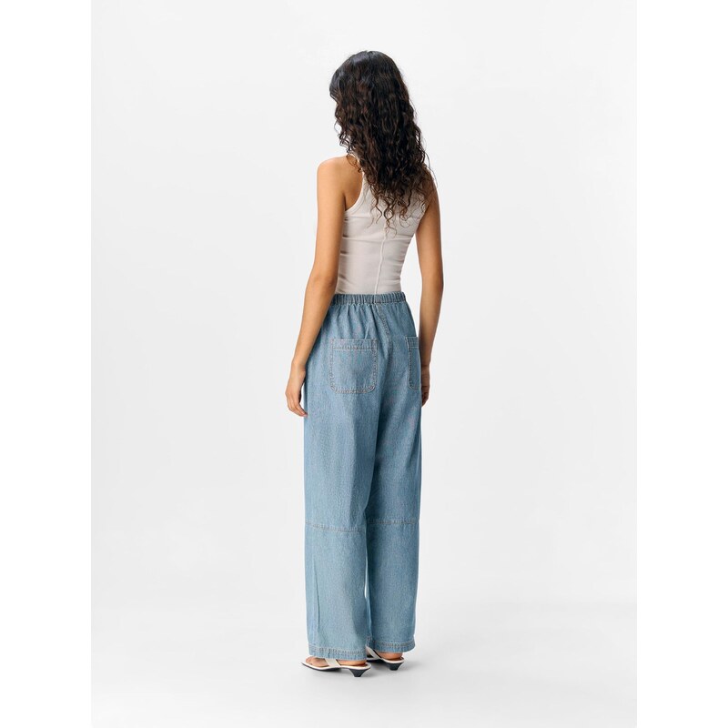 OBJECT Kavbojke 'OBJRALY' svetlo modra