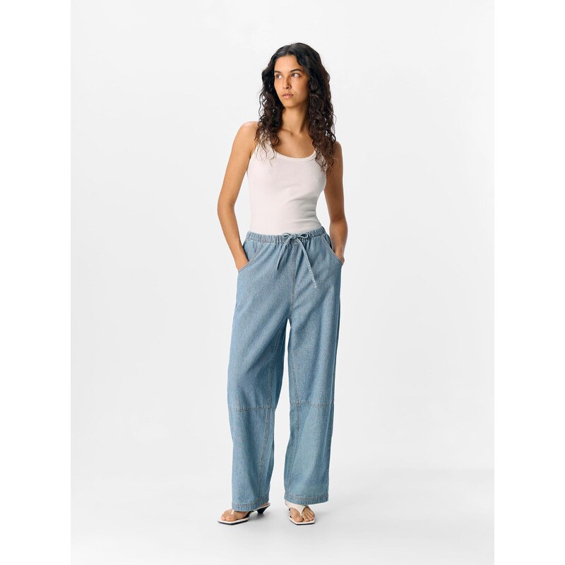 OBJECT Kavbojke 'OBJRALY' svetlo modra