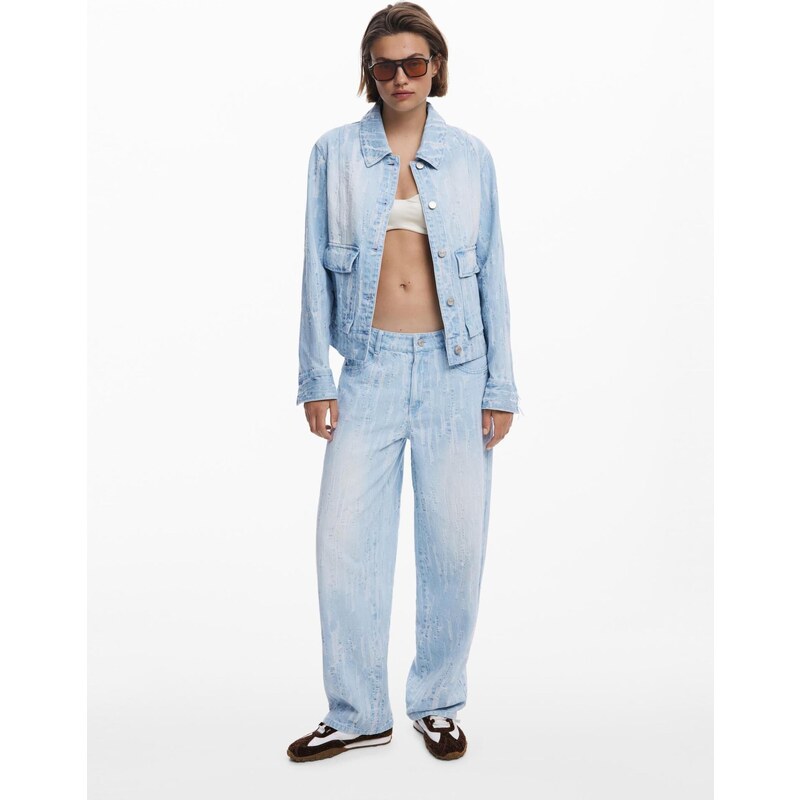 Desigual Prehodna jakna moder denim