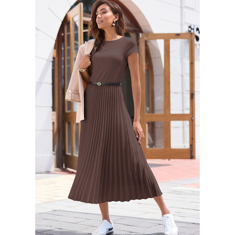 LASCANA Obleka rjava