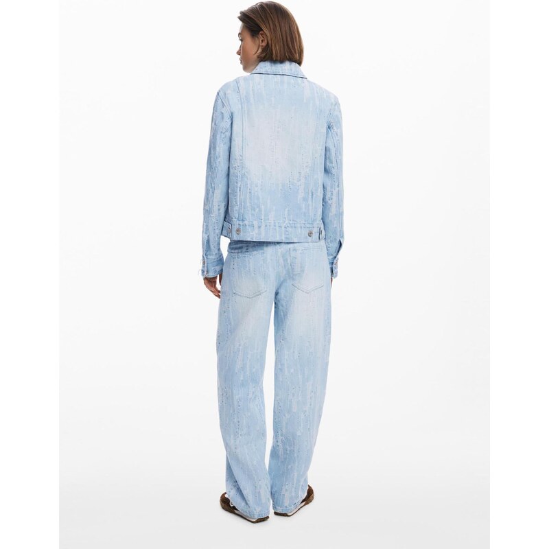Desigual Prehodna jakna moder denim