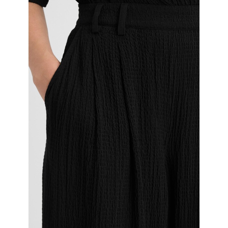 Guido Maria Kretschmer Women Hlače na rob 'Elna' črna