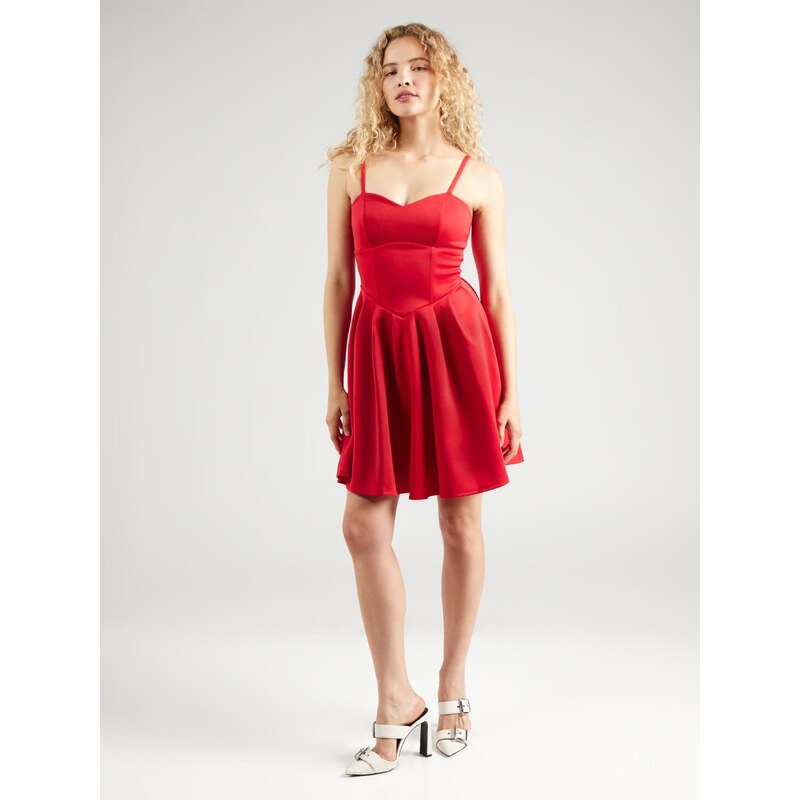 WAL G. Koktejl obleka 'SCARLETTE' rdeča