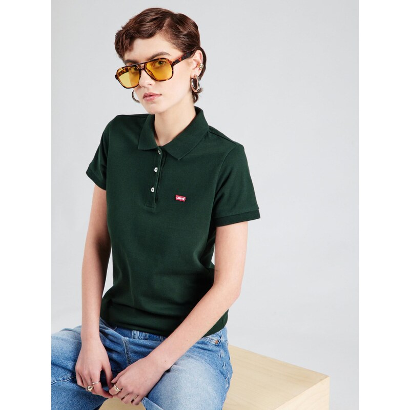 LEVI'S  Majica temno zelena / rdeča