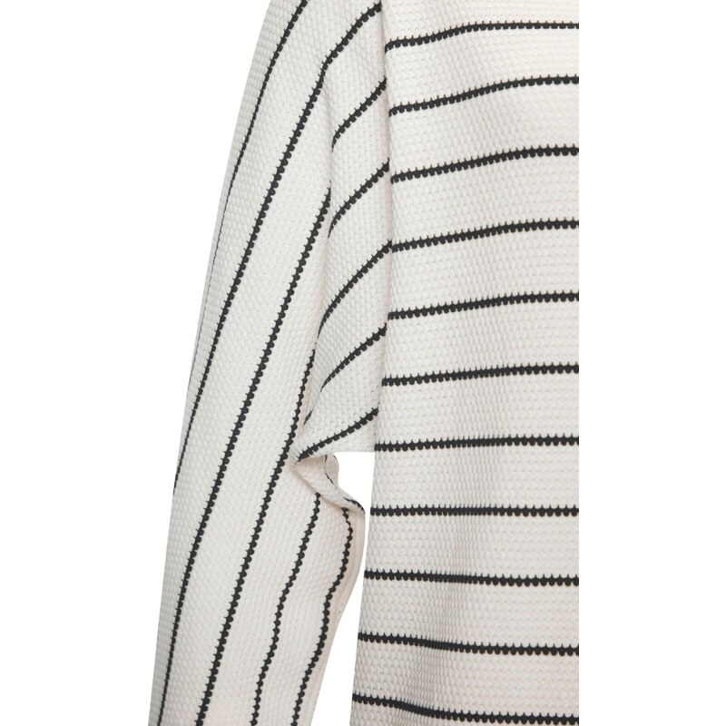 VIVANCE Majica črna / bela