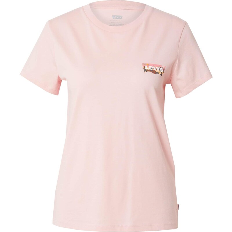 LEVI'S  Majica 'THE PERFECT' svetlo bež / konjak / rosé / bela