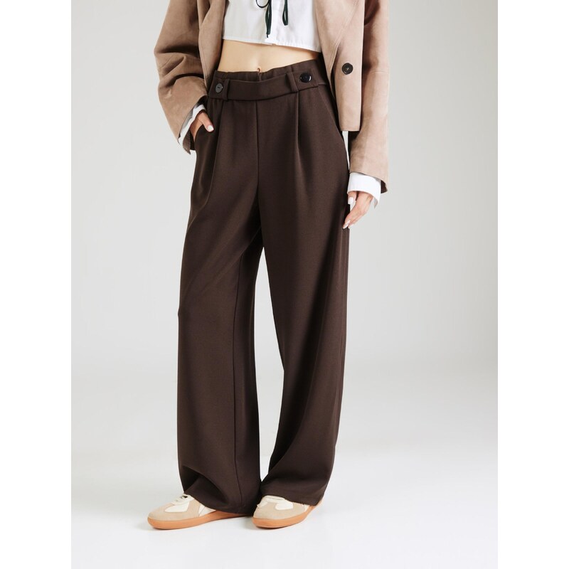 VERO MODA Hlače z naborki 'VMSTAR' čokolada