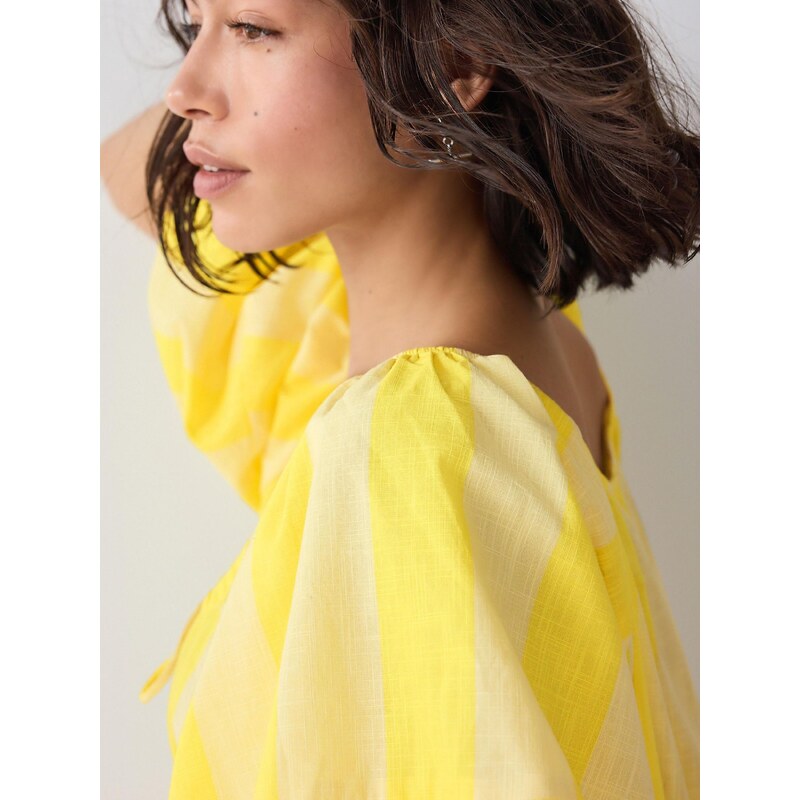 Next Poletna obleka rumena / svetlo rumena