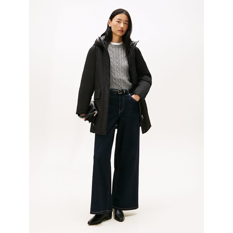 TOMMY HILFIGER Zimska jakna črna