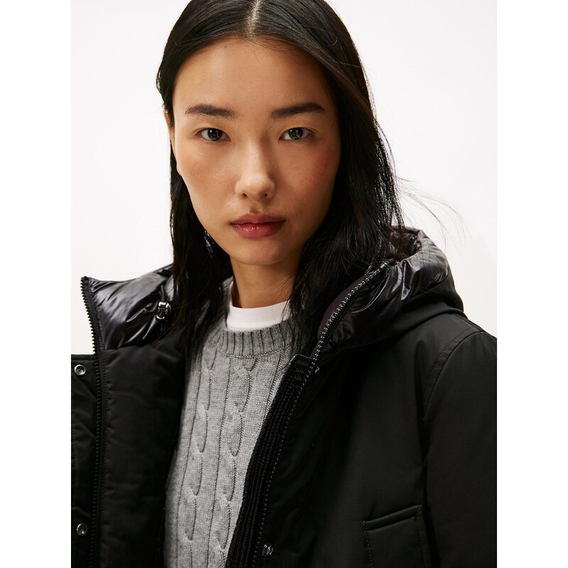 TOMMY HILFIGER Zimska jakna črna