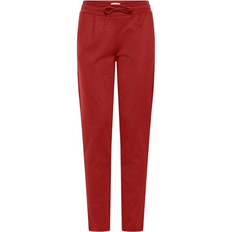 ICHI Hlače z naborki 'IH Kate' rjasto rjava