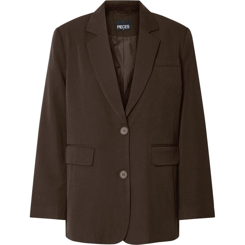 PIECES Blazer 'PCKamil' temno rjava
