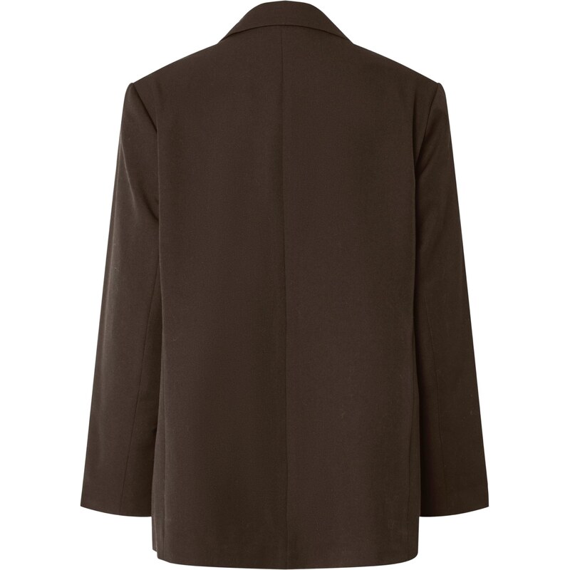 PIECES Blazer 'PCKamil' temno rjava