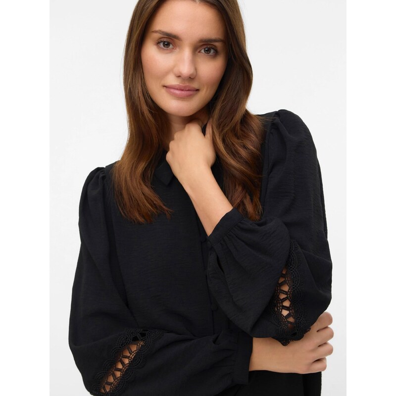 VERO MODA Bluza 'VMALVA' črna