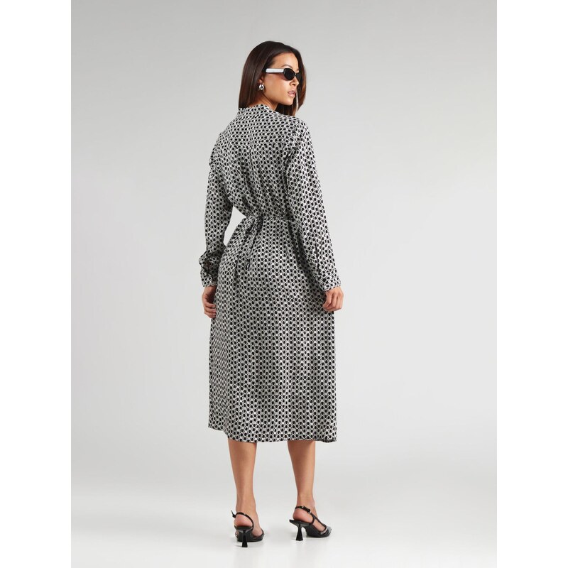 COMMA Dolga srajca črna / bela