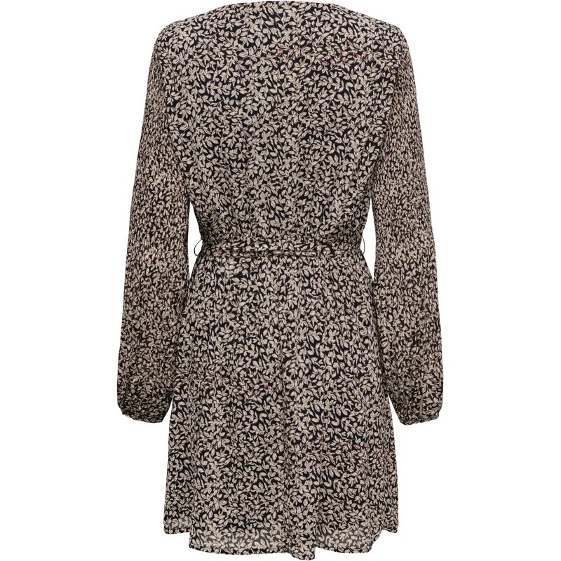 ONLY Obleka 'ONLSTAR' rjava / črna / off-bela