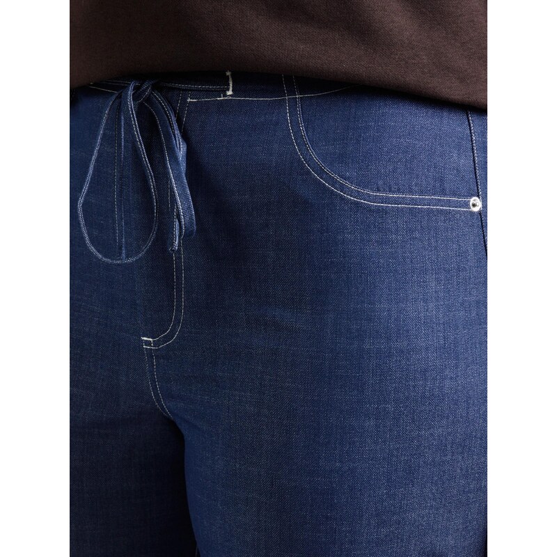 ONLY Carmakoma Kavbojke 'CARJINA' temno modra