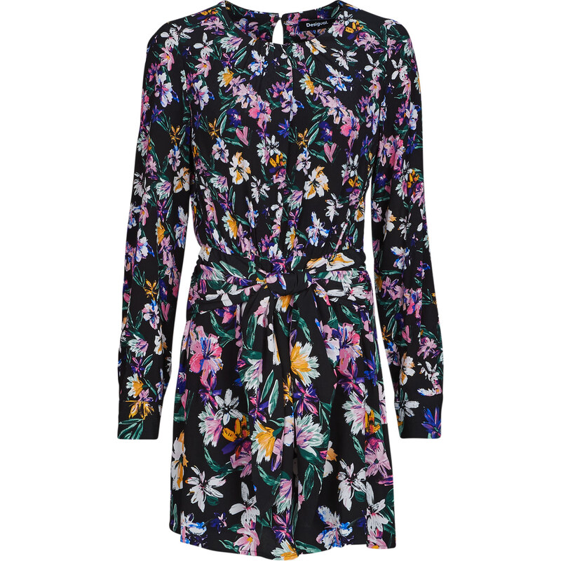 Desigual Kratke obleke FLOR ACRILICA Desigual