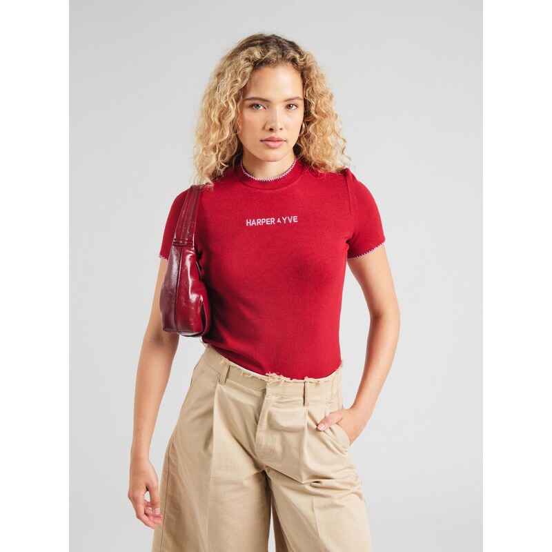 Harper & Yve Majica rdeča / bela