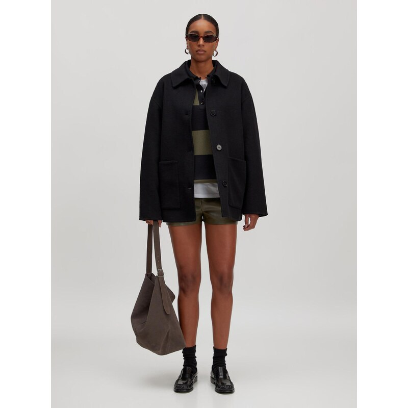 EDITED Majica 'Laiani' zelena / črna