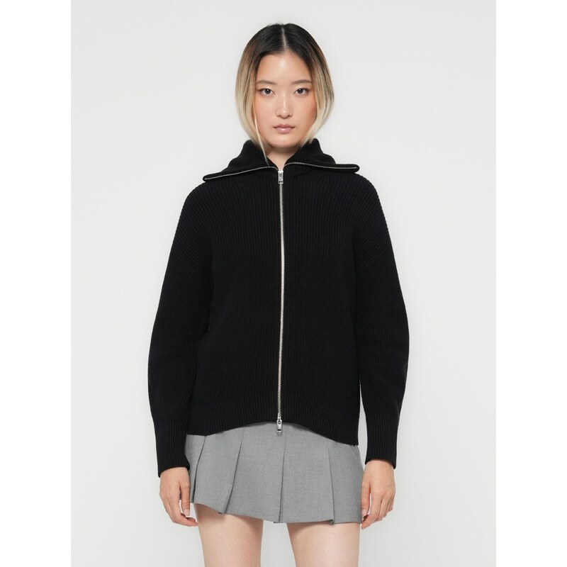 JJXX Pletena jopa 'JXADELINE' črna