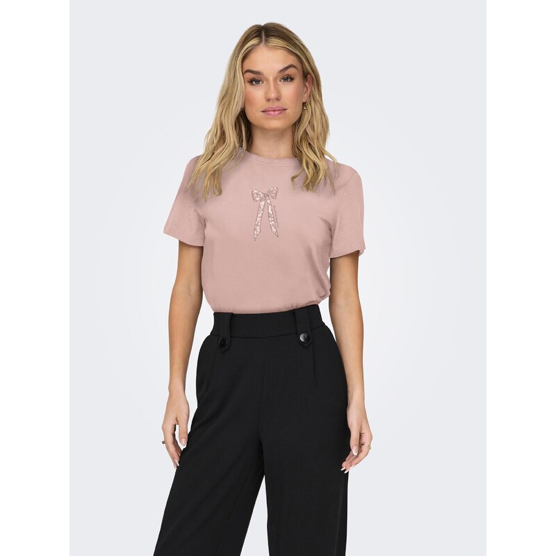 ONLY Majica 'ONLKITA' puder / staro roza