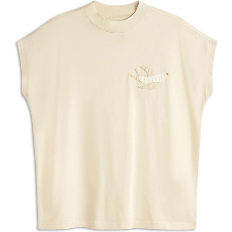 Thinking MU Majica 'Volta' bež / ecru / off-bela