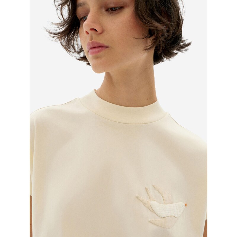 Thinking MU Majica 'Volta' bež / ecru / off-bela