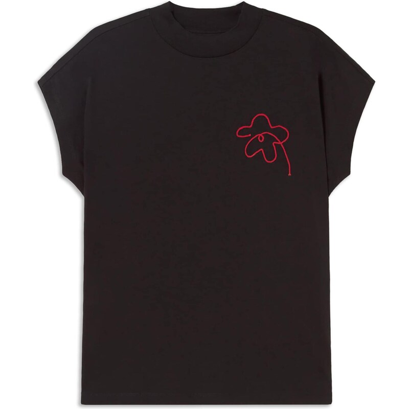 Thinking MU Majica 'Volta' rdeča / črna