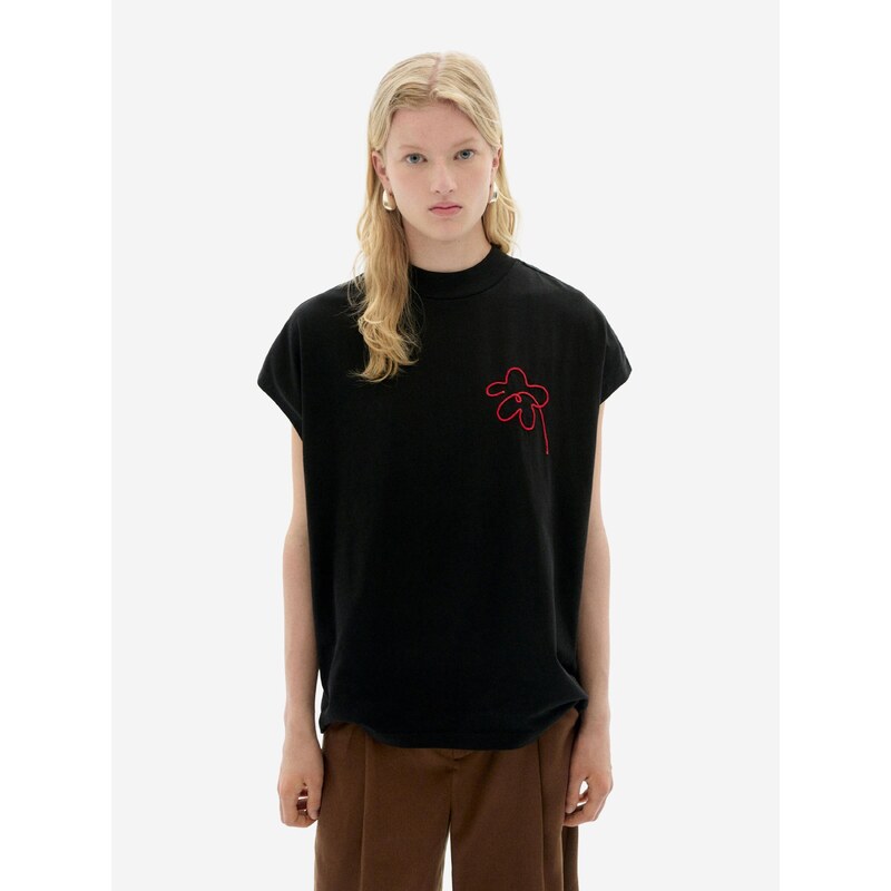 Thinking MU Majica 'Volta' rdeča / črna