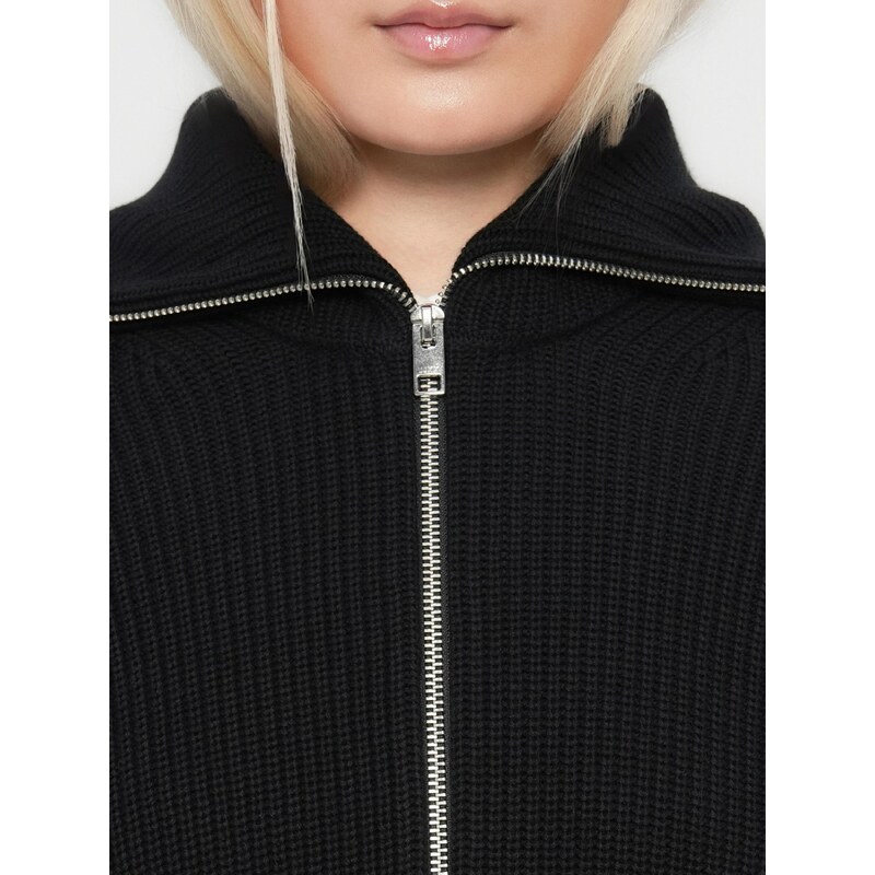 JJXX Pletena jopa 'JXADELINE' črna