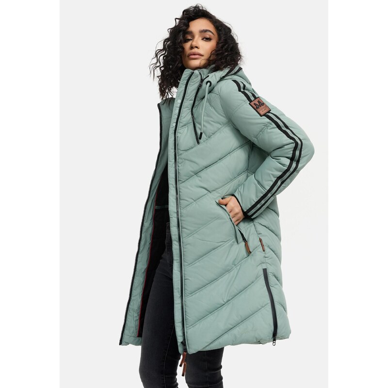 MARIKOO Zimski plašč 'Armasa' zelena