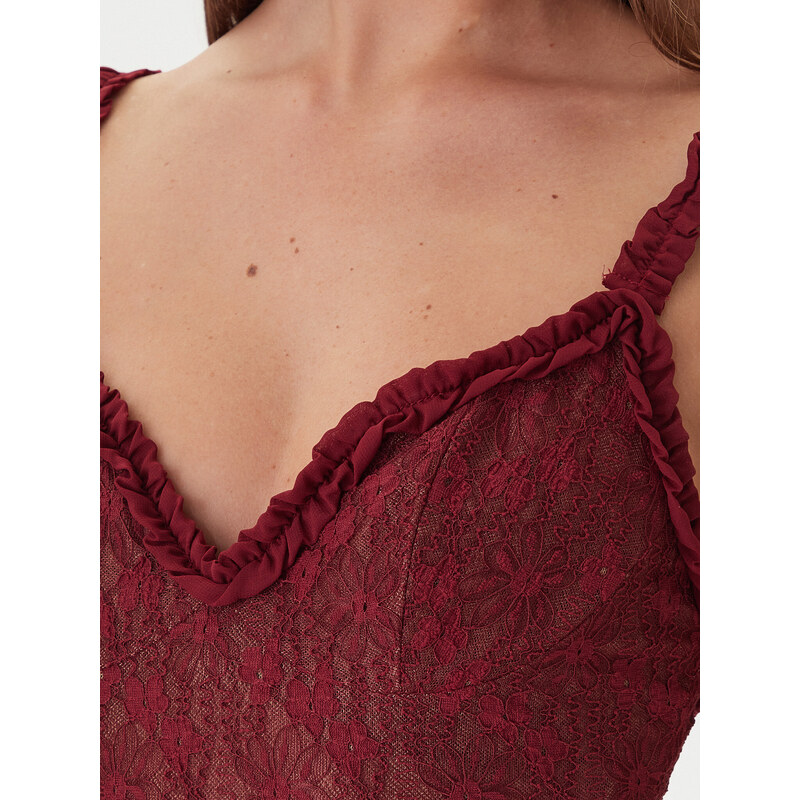 Cocktail obleka Bardot