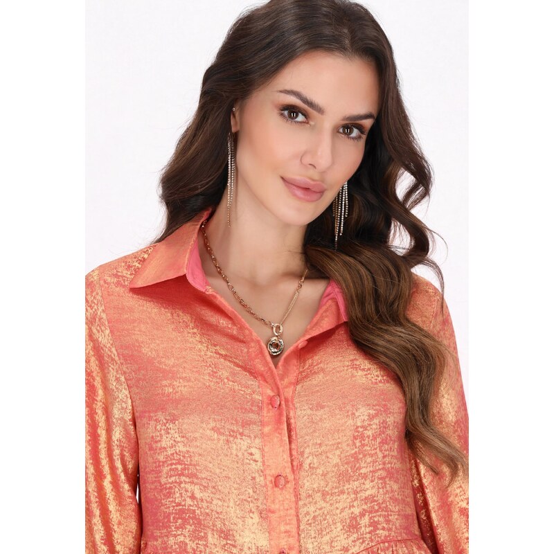 faina Dolga srajca malina