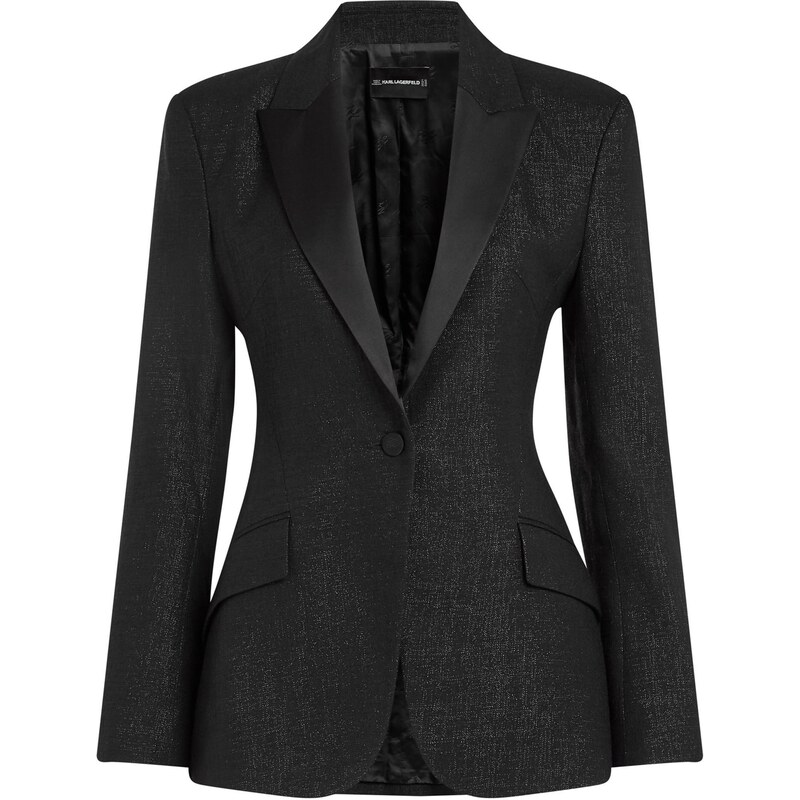 Karl Lagerfeld Blazer črna