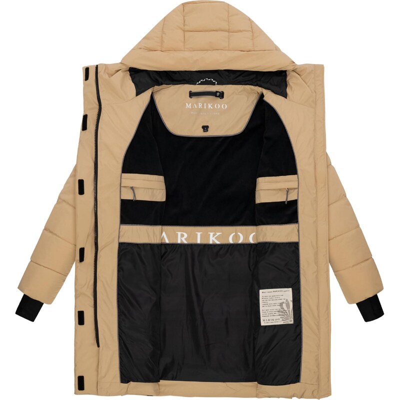 MARIKOO Zimski plašč 'Kaituu XVI' bež