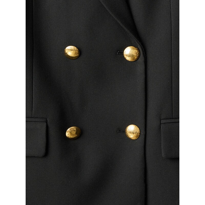 MANGO Blazer 'Faran' črna