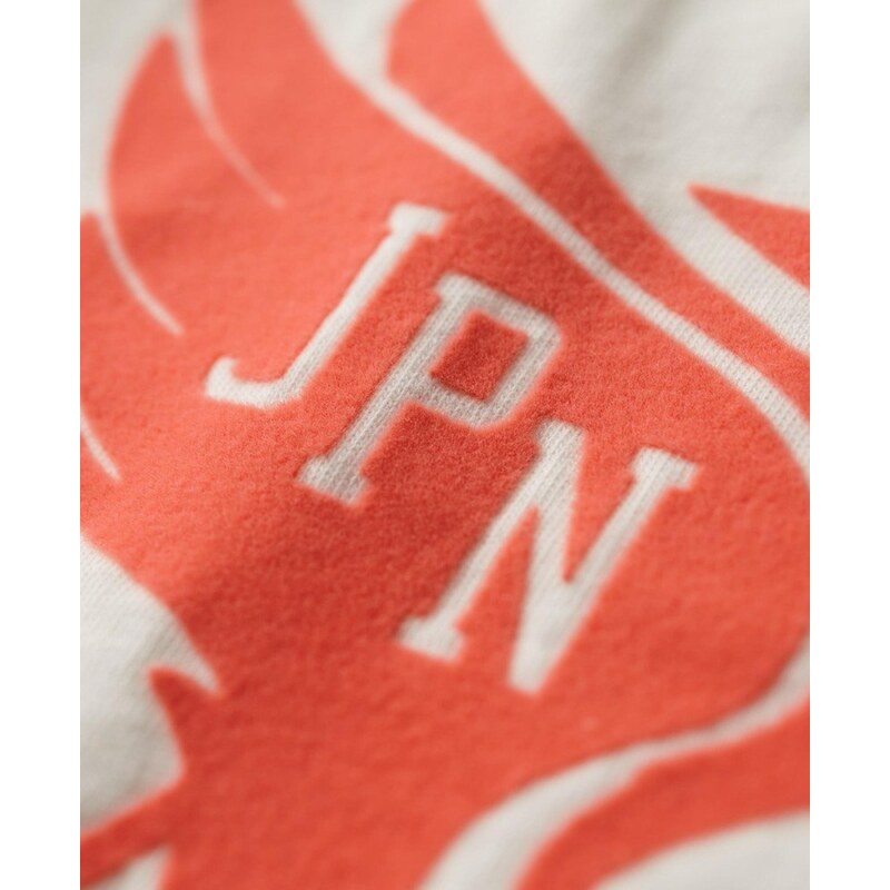 Superdry & Co Majica oranžna / bela