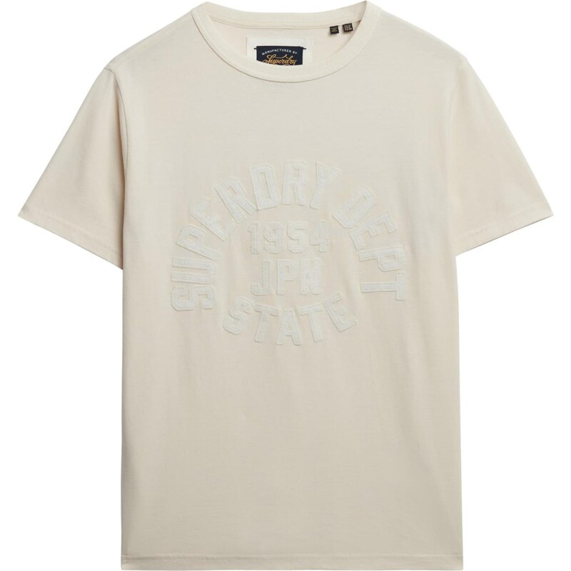 Superdry & Co Široka majica bela / naravno bela