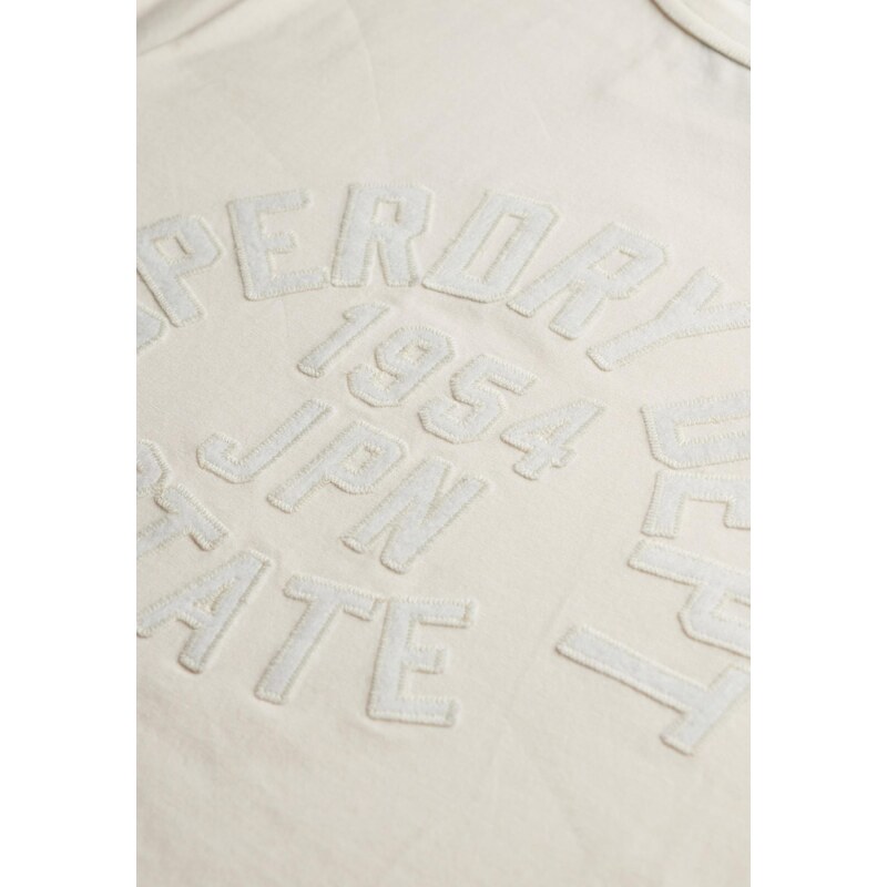 Superdry & Co Široka majica bela / naravno bela