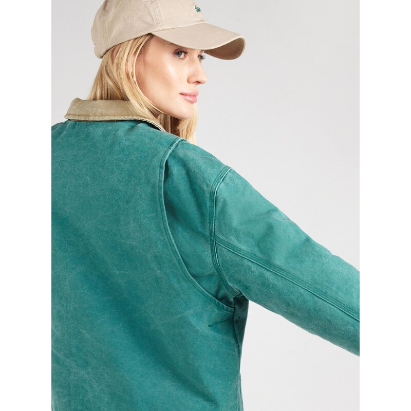 QUIKSILVER Prehodna jakna 'SAND' bež / turkizna