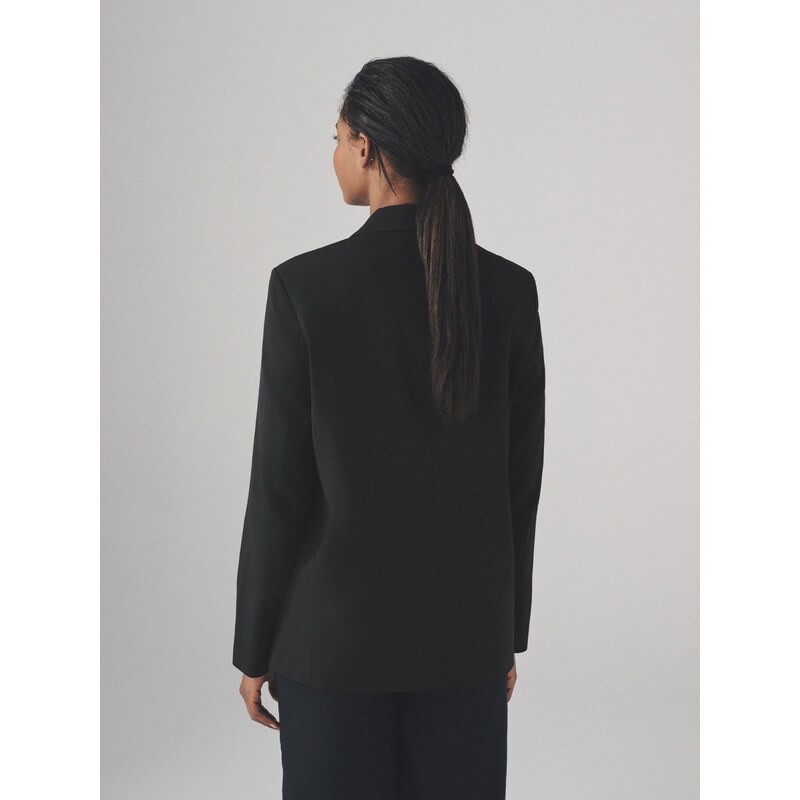 The Set Blazer črna