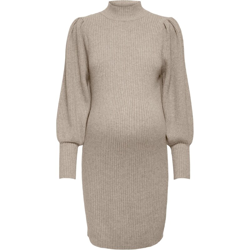 Only Maternity Pletena obleka 'OLMKATIA' bež